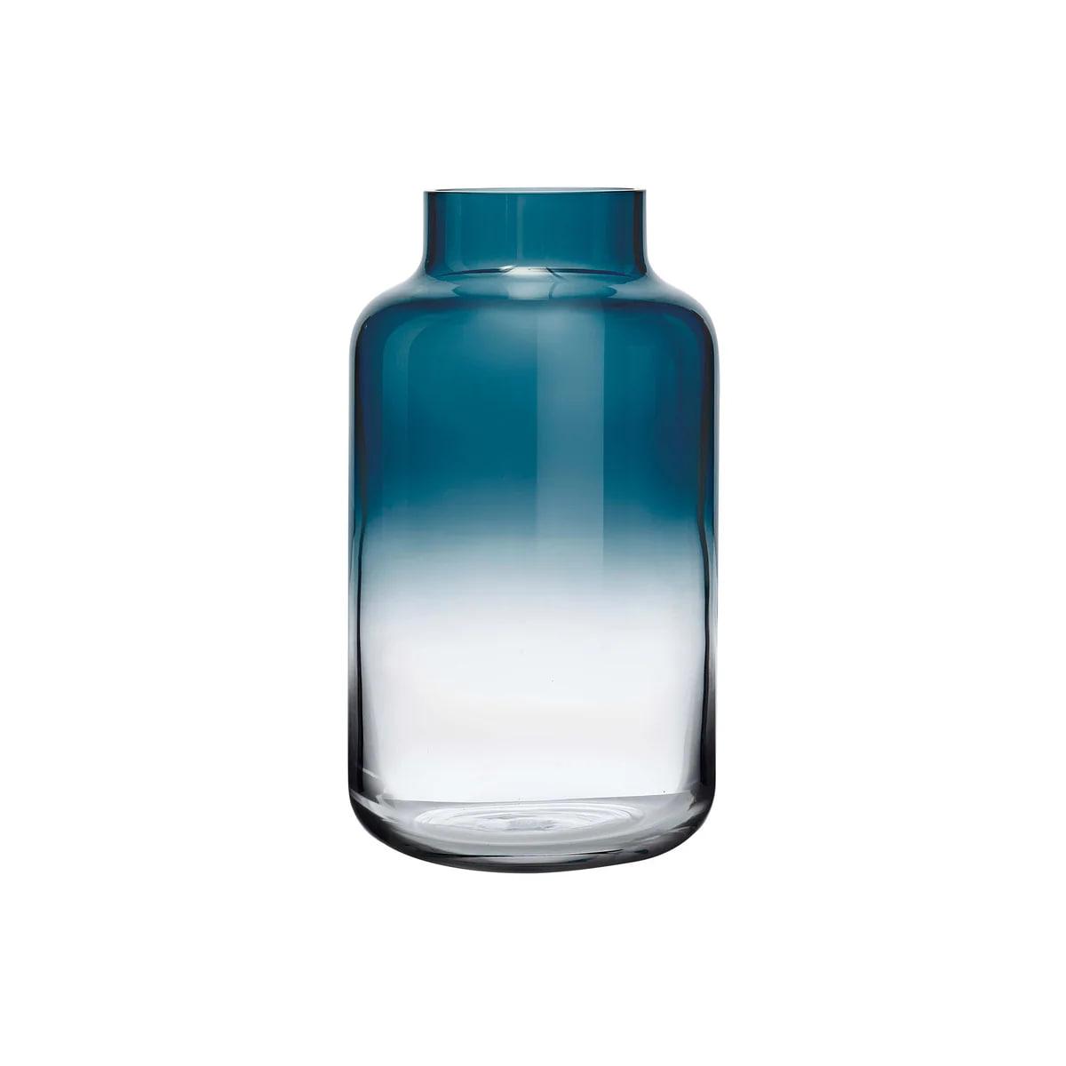 Ваза кришталева Magnolia Blue 32 см Nude Glass