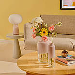 Ваза кришталева Magnolia Pink 32 см Nude Glass, фото 3