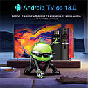 Смарт ТБ-приставка Android SmartTV Box MX10 F3 Android 13.0 TV Stick 4K WiFi6 2.4/5G/2GB 16GB, фото 3