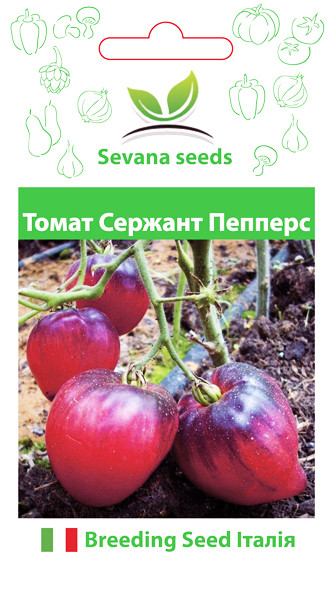 Насіння томатів Сержант Пепперс 10 шт. індетермінантний, фото 1