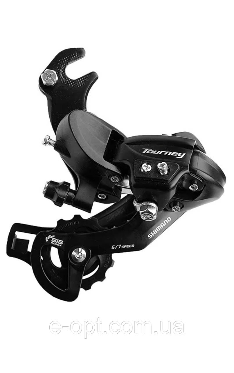 Перекидка задня Shimano Tourney RD-TY300 6/7 швід на гак. Компаніла задня на 6/7 швидкостей.