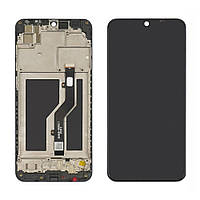 Дисплей ZTE Blade A5 2020 | SKI608-B09 V0.1 з тачскрином та рамкою, чорний | модуль