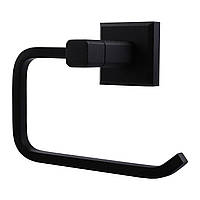 Тримач для туалетного паперу настінний латунь TOPAZ TКВ 9916-BL чорний