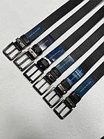 Чоловічий ремінь Tommy Hilfiger з Італійської шкіри, 4 см, чорний