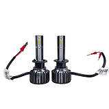 LED лампи H1 12-24V 50W 7600Lm 6000K (комплект 2 шт) – для авто, фото 3