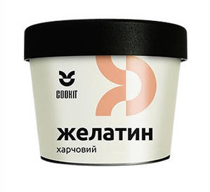 Желатин 240 bloom 50 г (упак), COOKIT