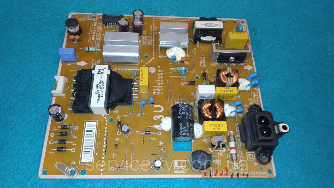Блок живлення EAX67209001(1.5) від телевізора LG 43UK6200PLA