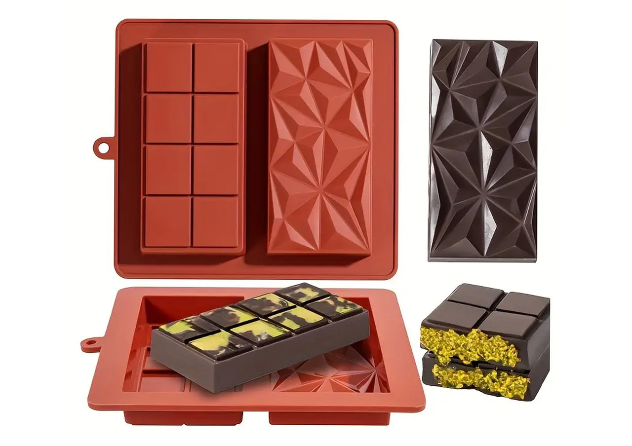 Форма силіконова для цукерок Baker Дубайський шоколад (202155)