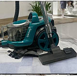 Пилосос колбовий Rainberg Потужний пилосос 4200 Вт Контейнерний пилосос 4 л Безмішковий пилосос, фото 2