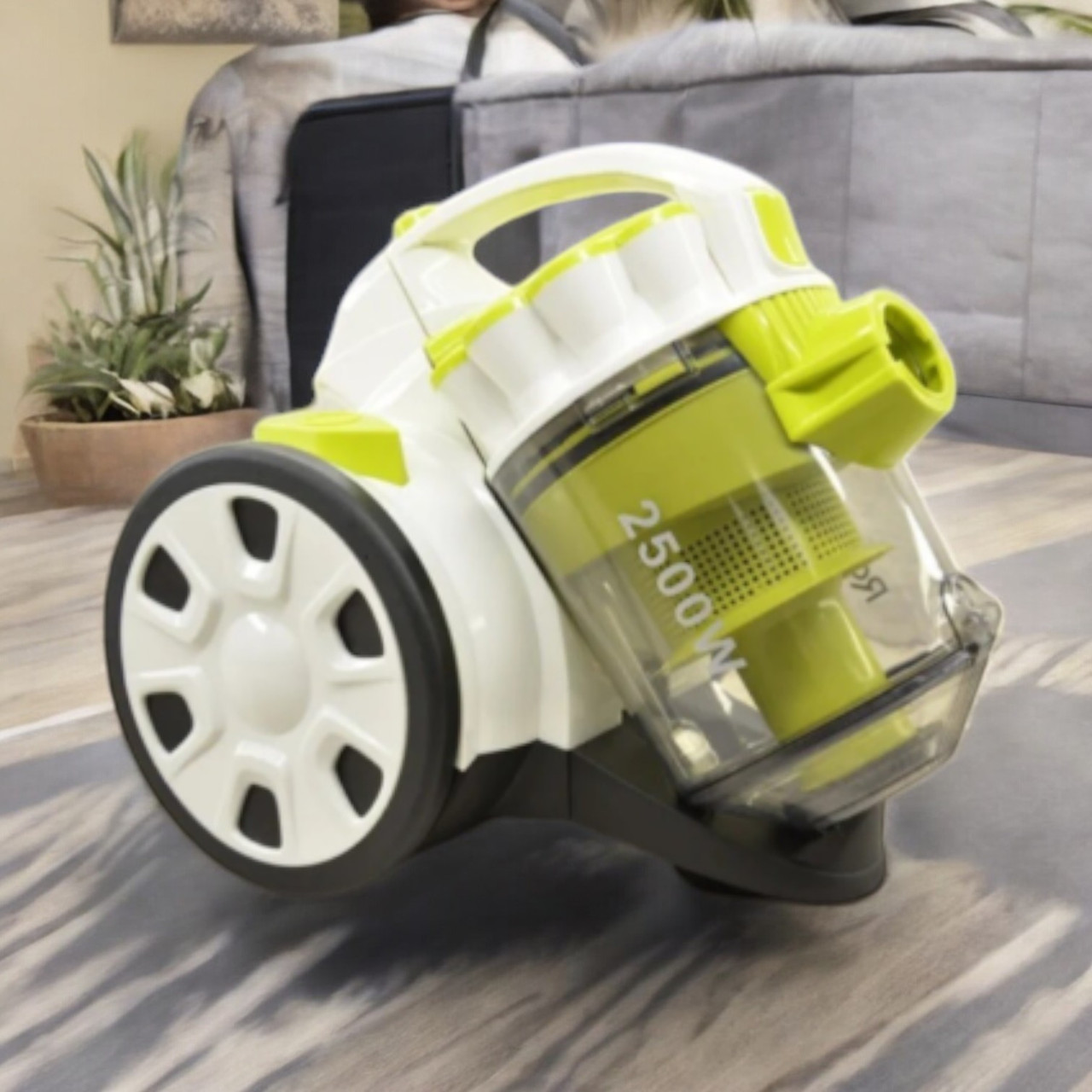 Контейнерний пилосос Rainberg 2500W Пилосос без мішка для сухого прибирання Потужний пилосос