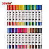 Фломастери двосторонні: пензлик і лінер, Joyko 48 шт,, фото 2