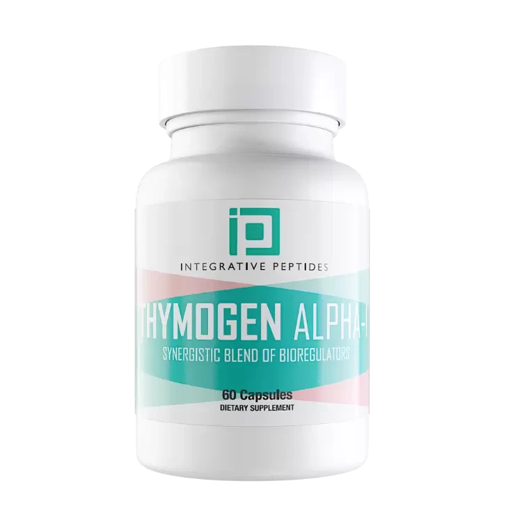 Thymogen Alpha-1 Пептиди для підтримки здорового балансу імунної системи, 60 капсул, MFD 24/10/2024 + 2 роки