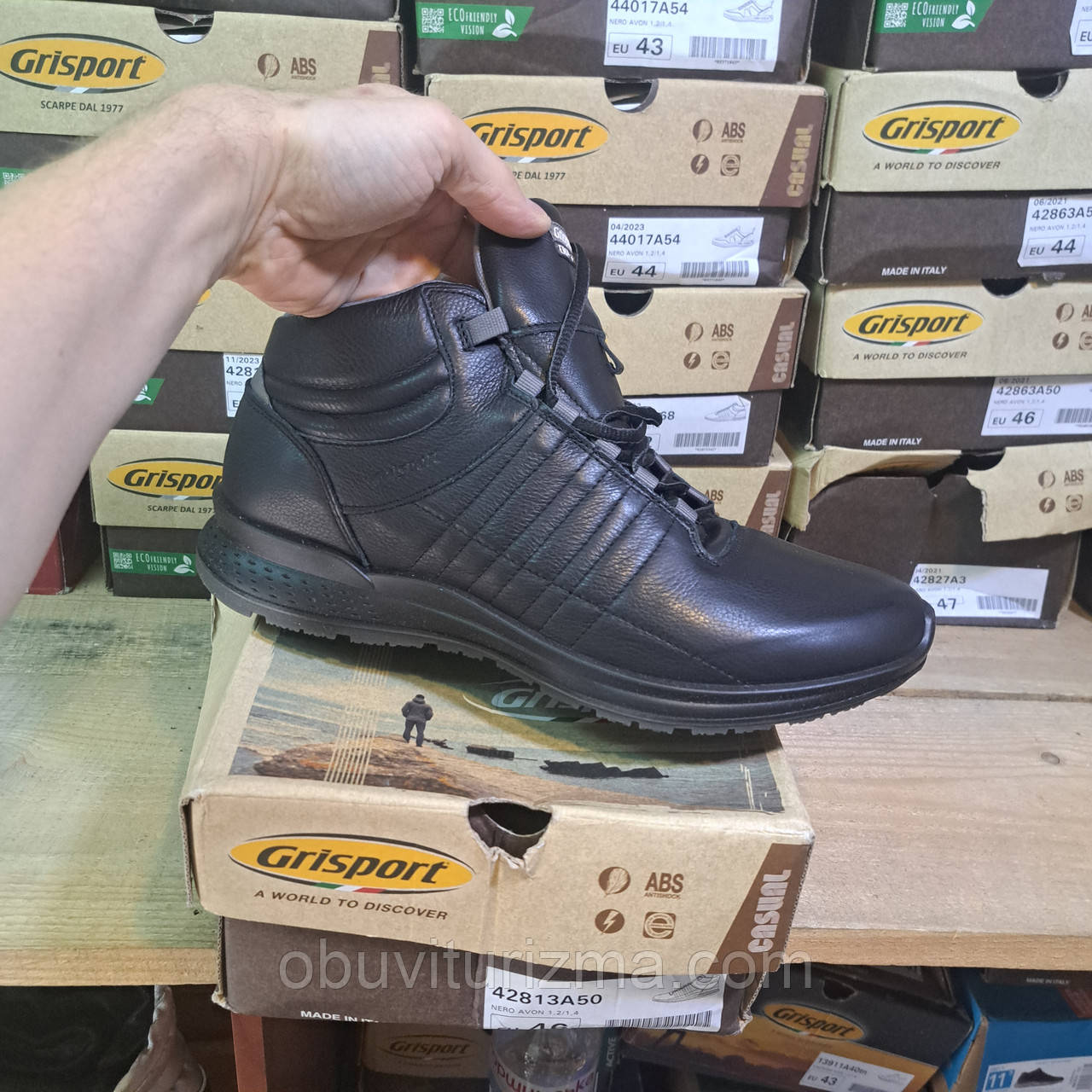 Кросівки шкіряні Grisport 42813 А50 (41/42/43/44/45/46р), фото 1