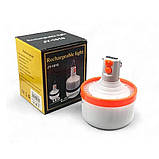 Акумуляторна кемпінгова лампа світильник Rechargeable light Jy-1010, фото 3