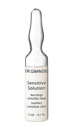 Ампула для обличчя, шиї та зони декольте для чутливої шкіри Dr. Grandel Sensitive Solution, 3 мл, фото 1