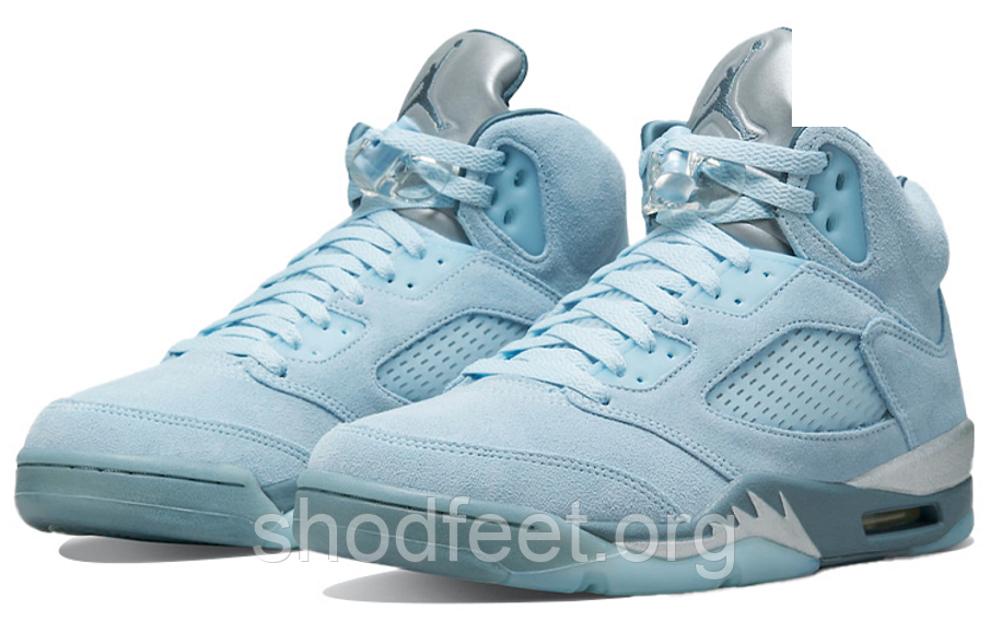 Чоловічі кросівки Nike Air Jordan 5 Retro Blue Bird, фото 1