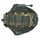 Шолом тактичний Fast TEAM WENDY Helmet NIJ IIIA + Навушники Walkers Razor Slim з чебурашкою + ліхтарик + кавер, фото 9