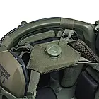 Шолом тактичний Fast TEAM WENDY Helmet NIJ IIIA + Навушники Walkers Razor Slim з чебурашкою + ліхтарик + кавер, фото 5