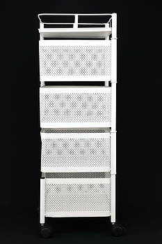 50113 Полиця Товарна Розсувна 4 Яруси 29.5 x 76.5 x 29 см. (1)