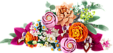 Конструктор LEGO Botanicals Милий рожевий букет квітів 749 деталей (10342), фото 5