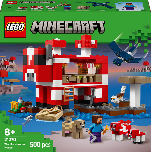 Конструктор LEGO Minecraft Грибний будинок 500 деталей (21270)