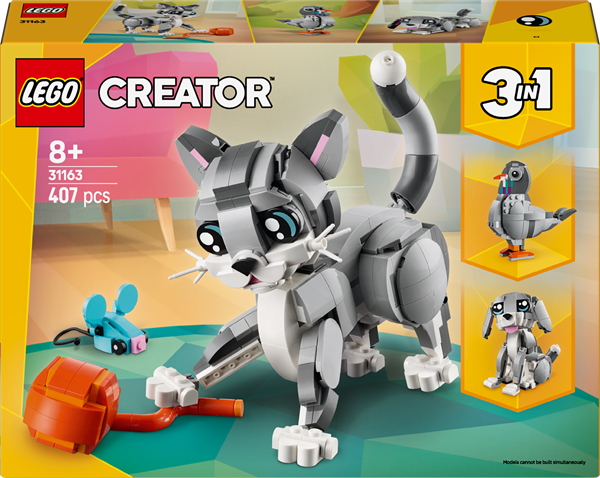 Конструктор LEGO Creator Грайливий кіт 407 деталей (31163)