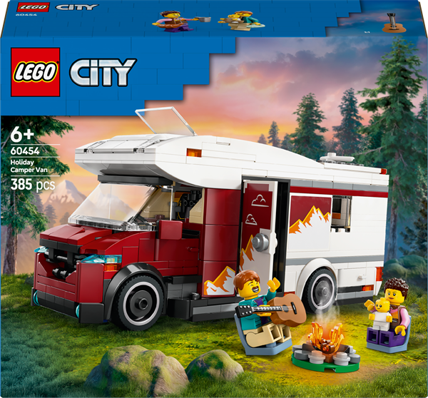 Конструктор LEGO City Пригодницький будинок на колесах для відпустки 385 деталей (60454)