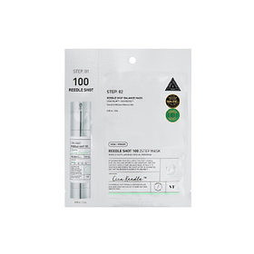 Зміцнювальна тканинна маска для обличчя VT Cosmetics Mild Reedle Shot 100 2-Step Mask (1.5 g + 25 g)