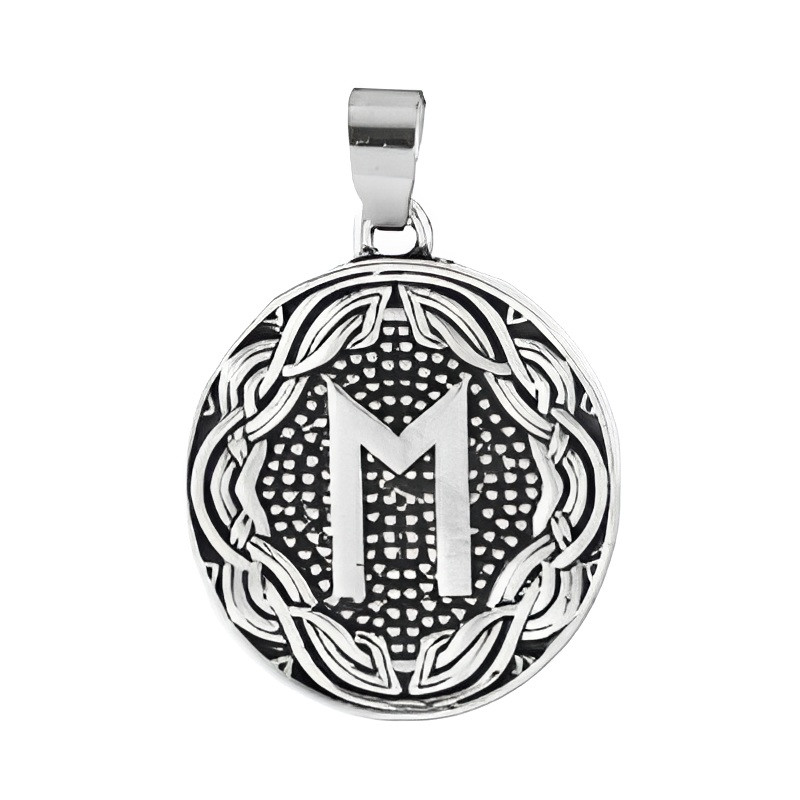 Підвіска кулон з руною Еваз (Руна мудрості), фото 1