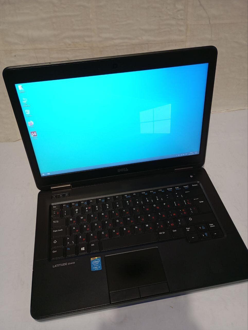 Б/в Ноутбук Б-клас Dell Latitude E5440 14" 1366x768| Core i5-4310U| 8 GB RAM| 250 GB HDD| HD 4400