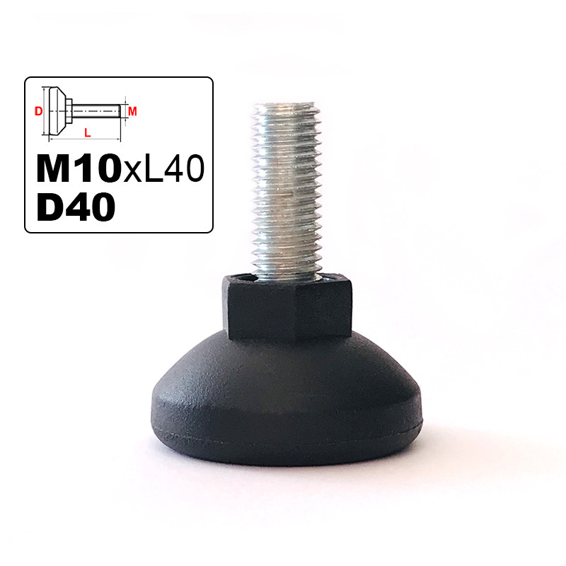 Опора регулируемая M8х40 D30