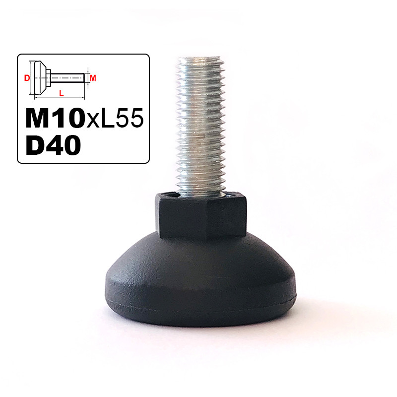Опора регулируемая M8х40 D30