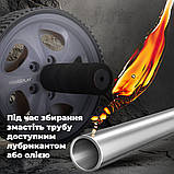 Колесо для преса PowerPlay PP-4345 Exercise Wheel (d16.5cm.) Сіре, фото 7
