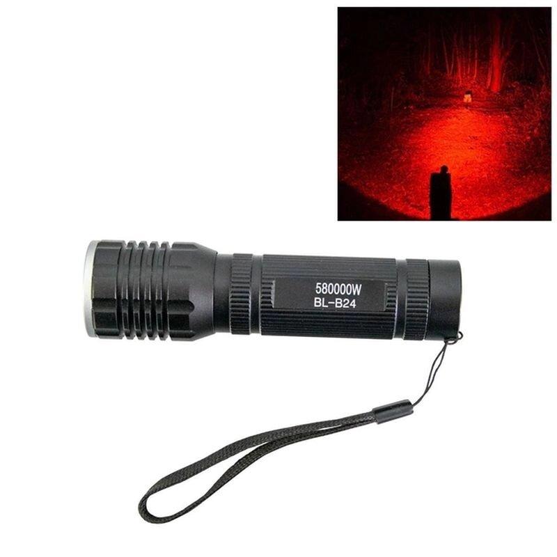 Ліхтар ручний акумуляторний Cop Bl-b24 з червоним світлом, фото 1