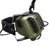 Навушники тактичні Earmor M32 Mod3, активні навушники військові, колір – Олива, фото 2