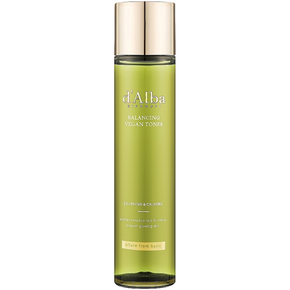 Балансуючий веганський тонер D'Alba Mild Skin Balancing Vegan Toner 150 мл, фото 1