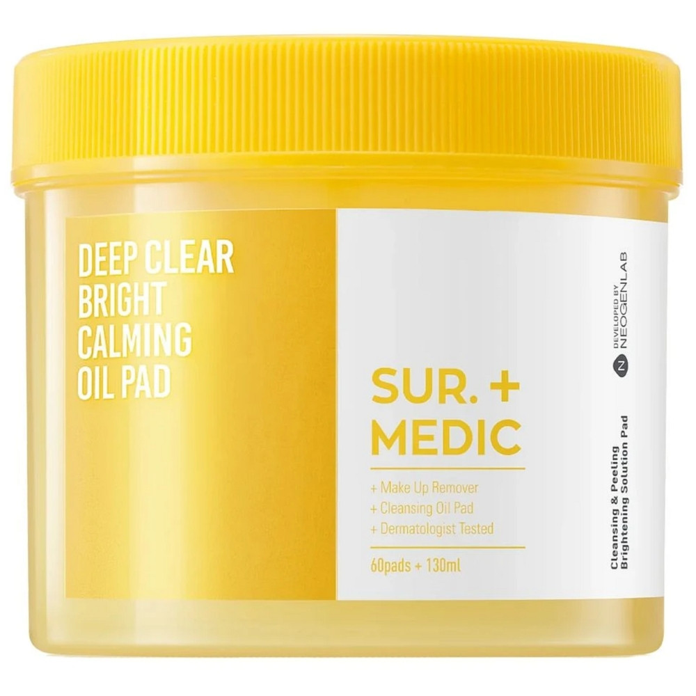 Пілінг-пади глибокого очищення для сяйва шкіри Neogen Dep Clear Bright Calming Oil Pad 60 шт.