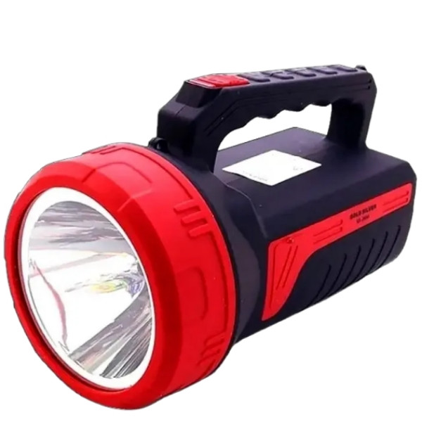 Ліхтар акумуляторний GS-2656 Gold Silver Чорний з червоним