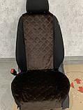 Накидки з алькантари універсальні Комплект Чохли на сидіння алькантара Накидки на сидіння автомобіля, фото 2