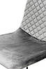 Стілець Некст, чорний/велюр сірий, фото 8