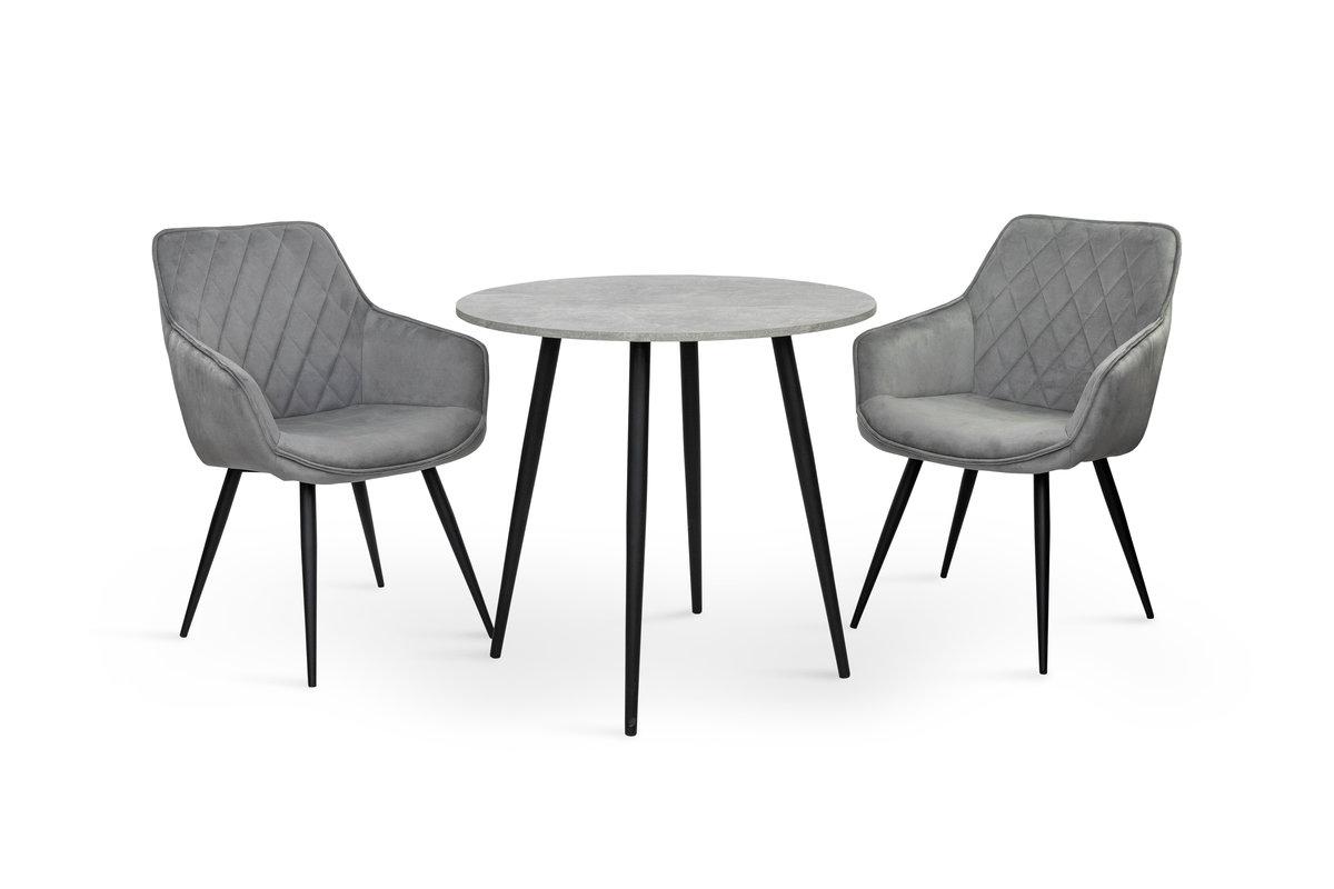 Стіл Слот D-80, індастріал /чорні ноги, фото 1