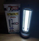 Ліхтар ручний акумуляторний Horoz WEAH 3W світлодіодний світильник LED на два режими освітлення 3+8W та 8000-12000 Кельвін, фото 7