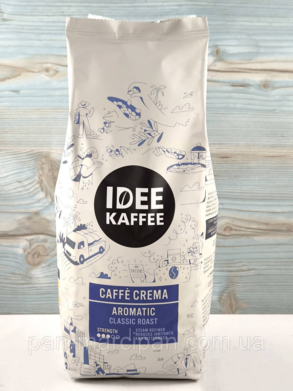 Кава зернова Idee Kaffee Caffe Crema 1 кг Німеччина, фото 1