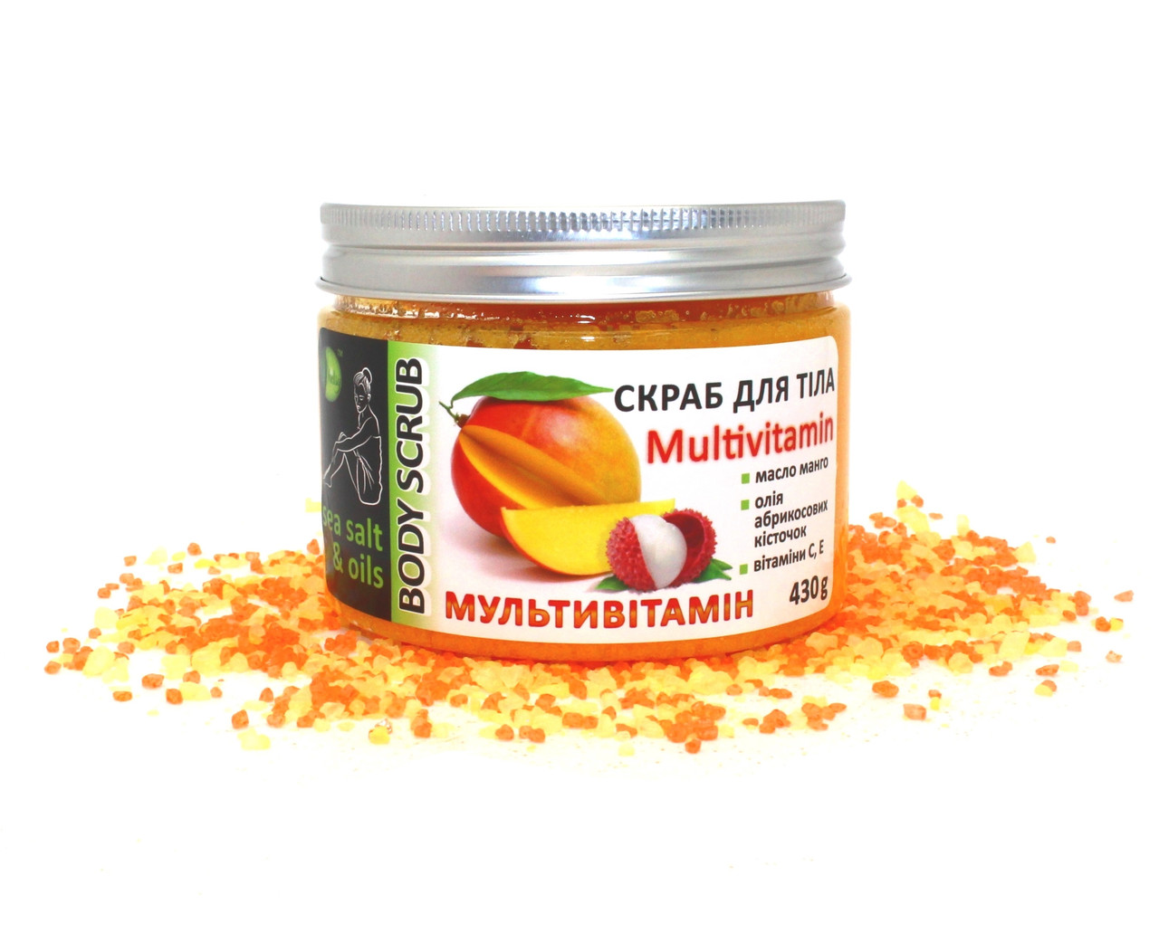 Скраб  для тіла «Мультивітамінний» з манго, фото 1