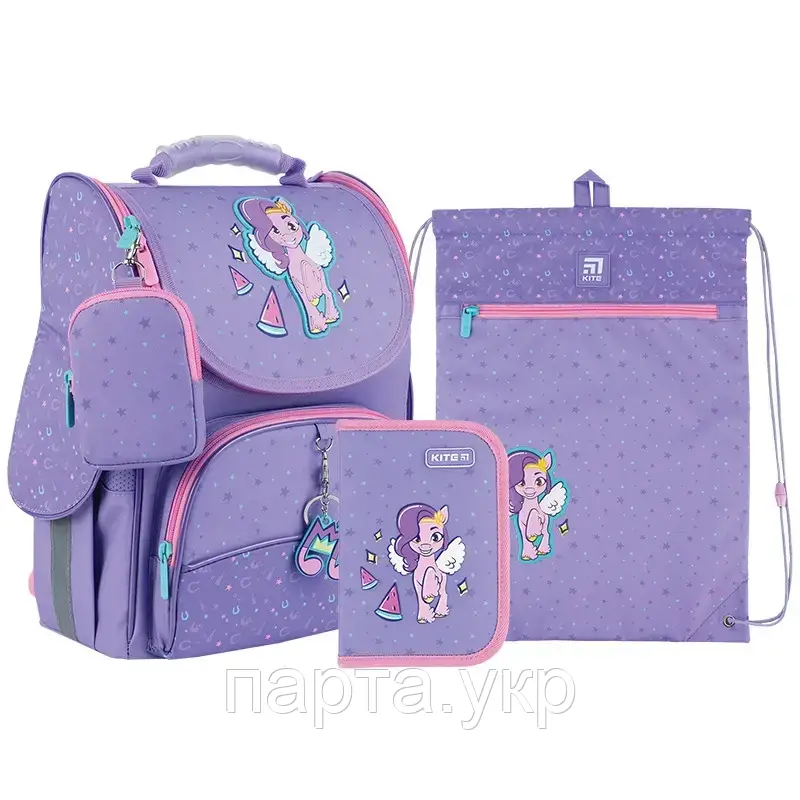 Набір Kite рюкзак + пенал + сумка для взуття SET_LP24-501S My Little Pony