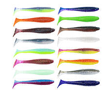 Силіконова приманка Angry Baits Fatik 3.8" (4шт) колір