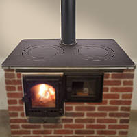 Плита чавунна для печі на дві комфорки 770х480мм