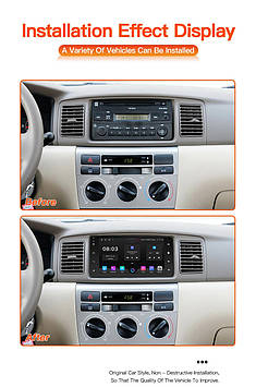 Штатна автомагнітола Android для Toyota CAMRY COROLLA RAV4 HIACE PREVIA VIOS CROWN