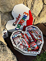 Подарочный бокс "Kinder Love" | Сладкий сюрприз Kinder Box | Киндер-сюрприз для детей