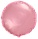 Фольгована кулька Flexmetal 18"(45 см) Коло сатин рожеве, фото 2